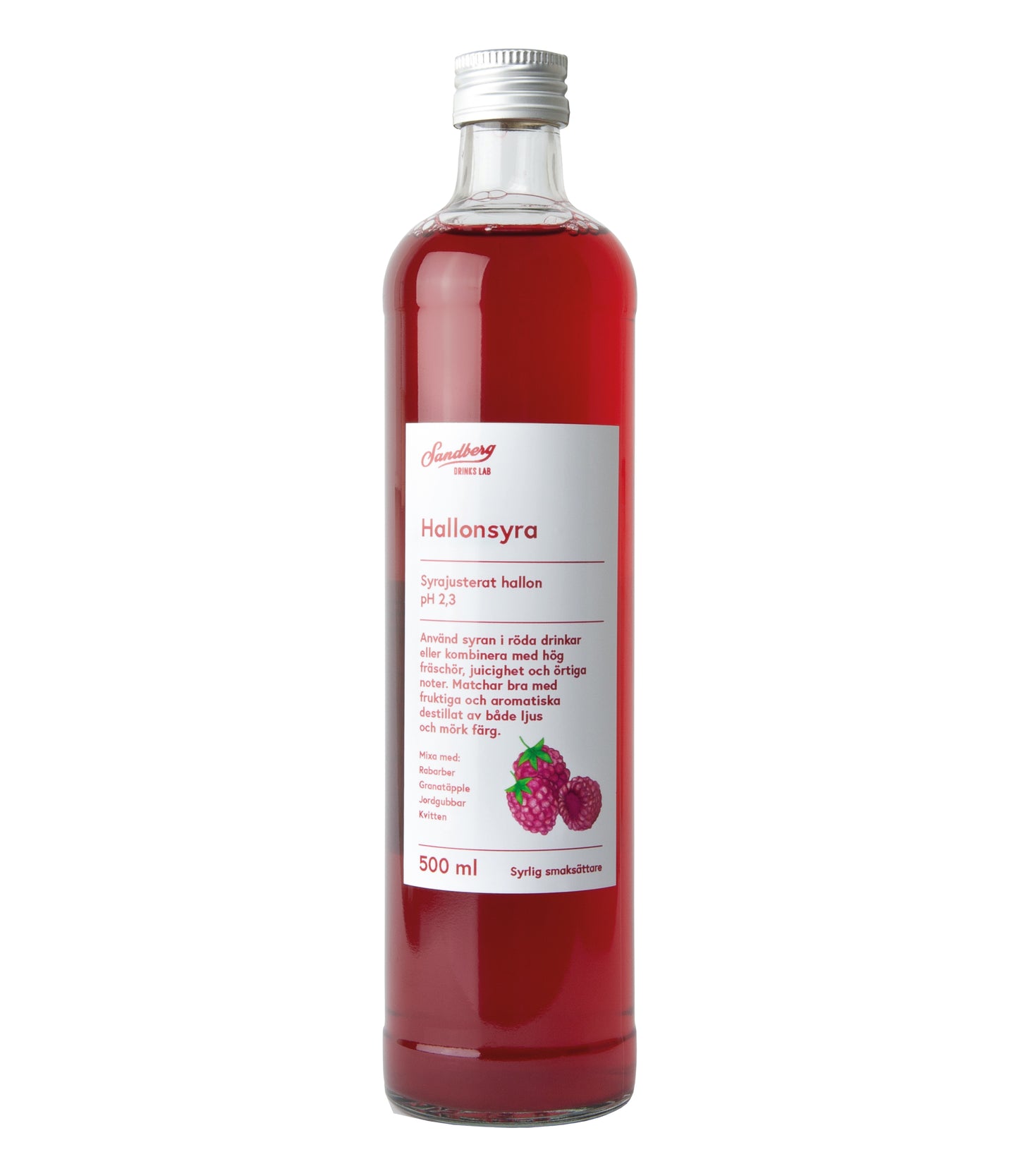 Hallonsyra 500ml