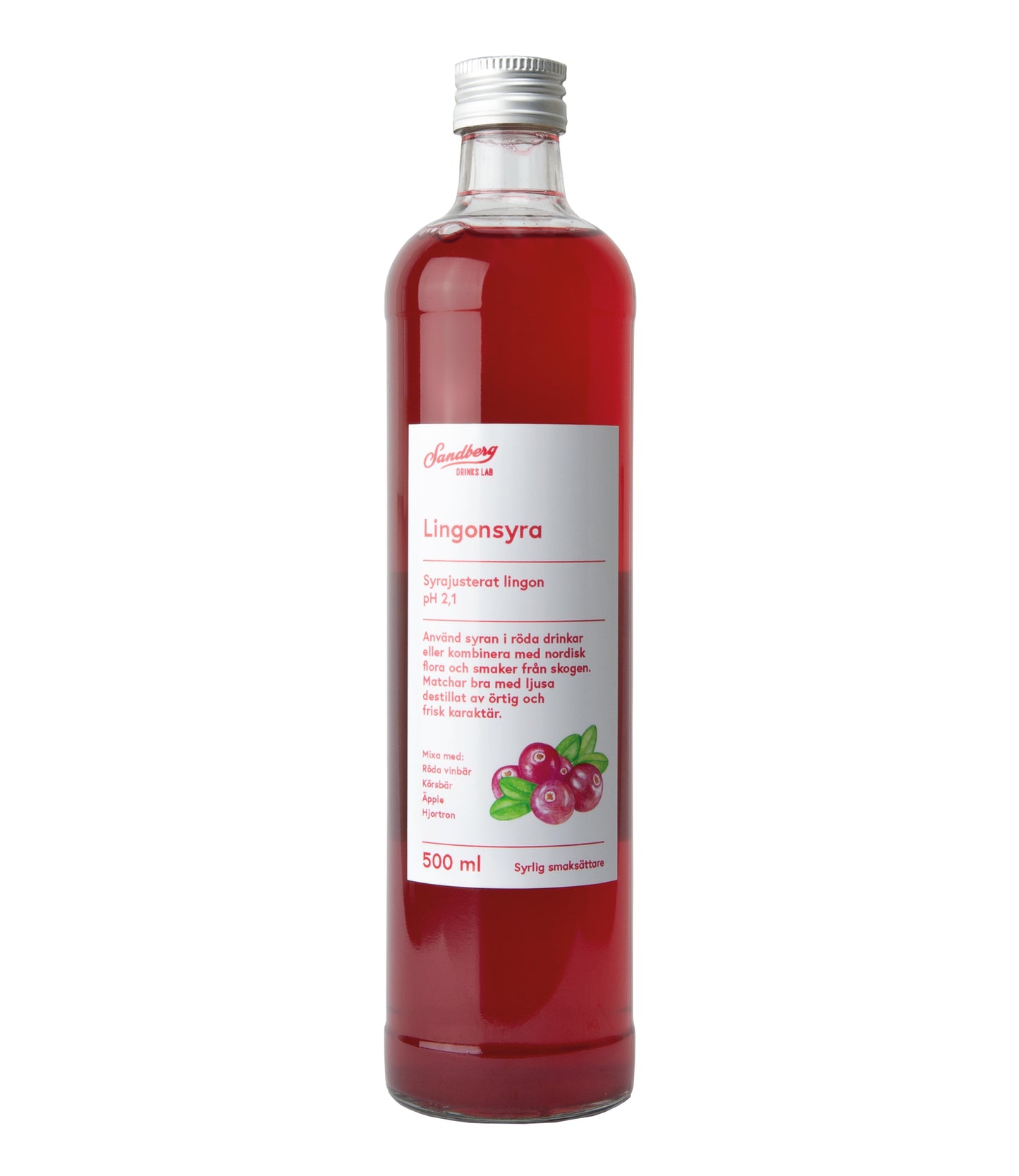Lingonsyra 500ml