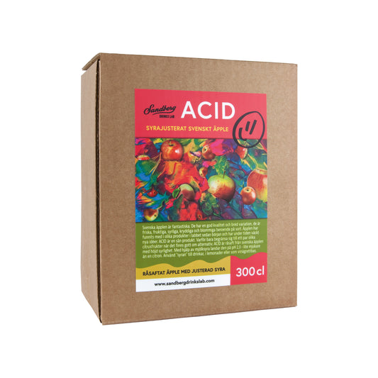 ACID - Syrajusterat svenskt äpple 3L